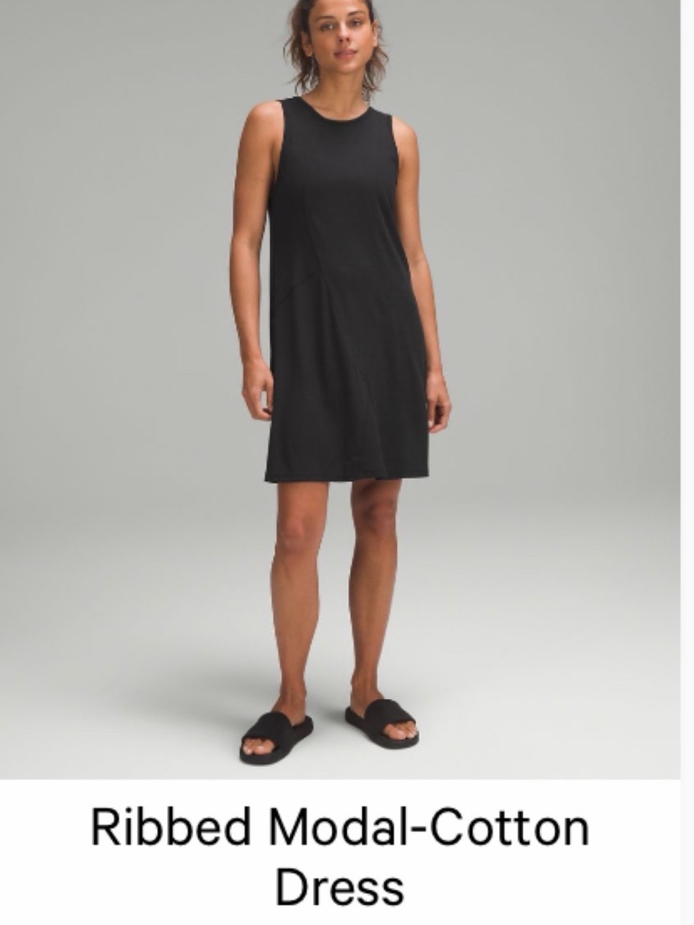 Lululemon Ribbed Modal-Cotton Dress